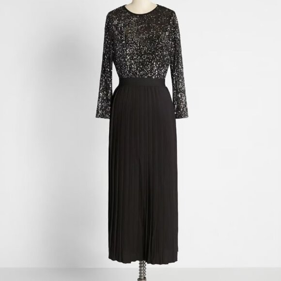Modcloth Dazzling the Room Twofer Maxi Dress NWT Size 6 UK / 2 US - Picture 1 of 8